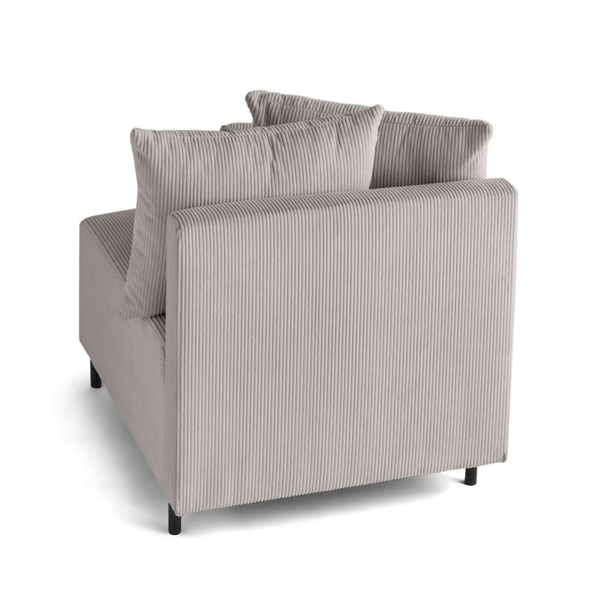 Voir la diapositive 4 : BEST MOBILIER Edinburg - module d'assise - en velours côtelé