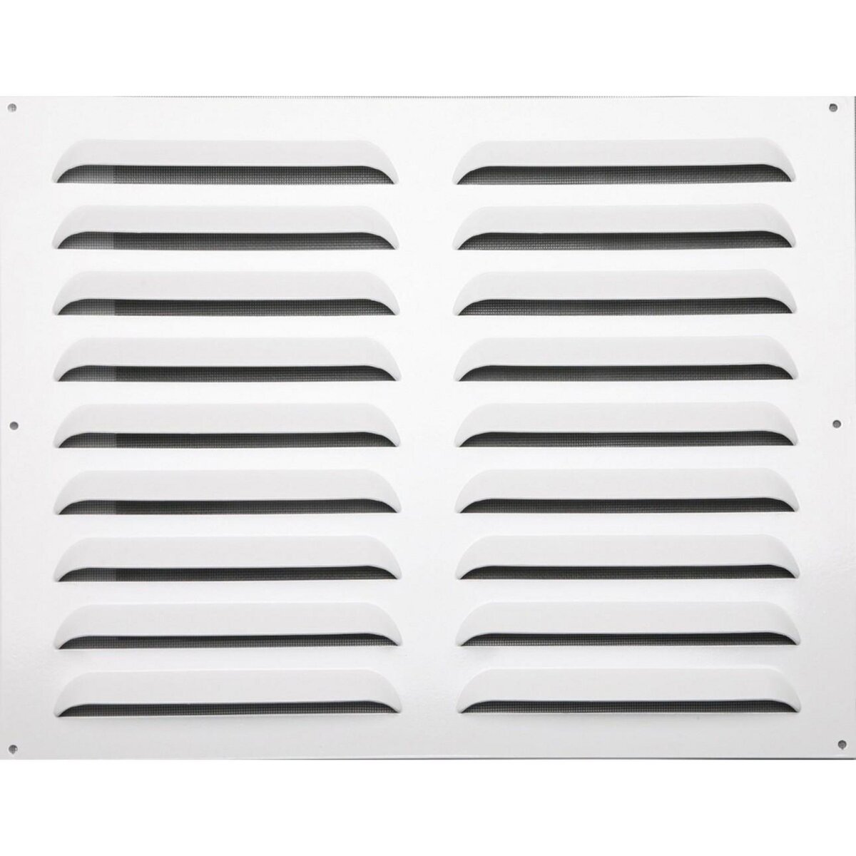 CENTRALE BRICO Grille d'aération aluminium laqué, L.40 x l.50 cm