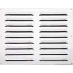 CENTRALE BRICO Grille d'aération aluminium laqué, L.40 x l.50 cm