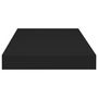 Voir la diapositive 5 : VIDAXL Etageres murales flottantes 4 pcs noir 50x23x3,8 cm MDF