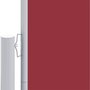 Voir la diapositive 3 : VIDAXL Auvent lateral retractable Rouge 160x1200 cm