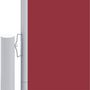 Voir la diapositive 3 : VIDAXL Auvent lateral retractable Rouge 160x1200 cm