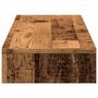 Voir la diapositive 5 : VIDAXL Support de moniteur vieux bois 100x27x10 cm bois d ingénierie