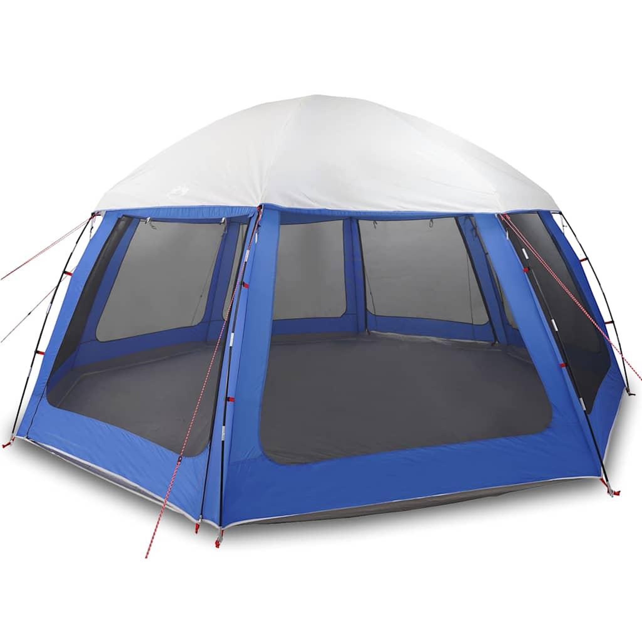 Voir la diapositive 2 : VIDAXL Tente de piscine moustiquaire amovible parois maille bleu azur