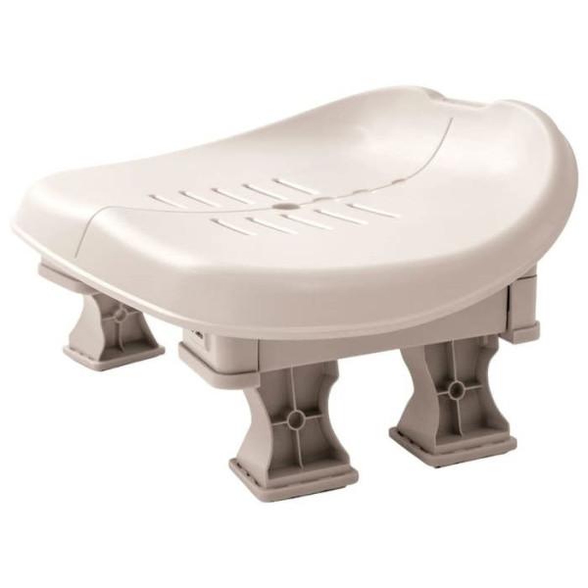 Voir la diapositive 2 : INTEX Siege Jacuzzi PURE SPA - INTEX - 28502 - Réglage de la hauteur possible - Protection des pieds - Beige
