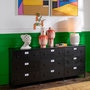 Voir la diapositive 5 : Paris Prix Meuble de Rangement 9 Tiroirs  Cade  175cm Noir