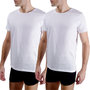 Voir la diapositive 1 : PIERRE CARDIN Lot de 2 t-shirts homme en col v avec broderie sur la poitrine