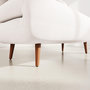 Voir la diapositive 4 : BEST MOBILIER Lumi - banquette convertible clic-clac 2 places en velours côtelé