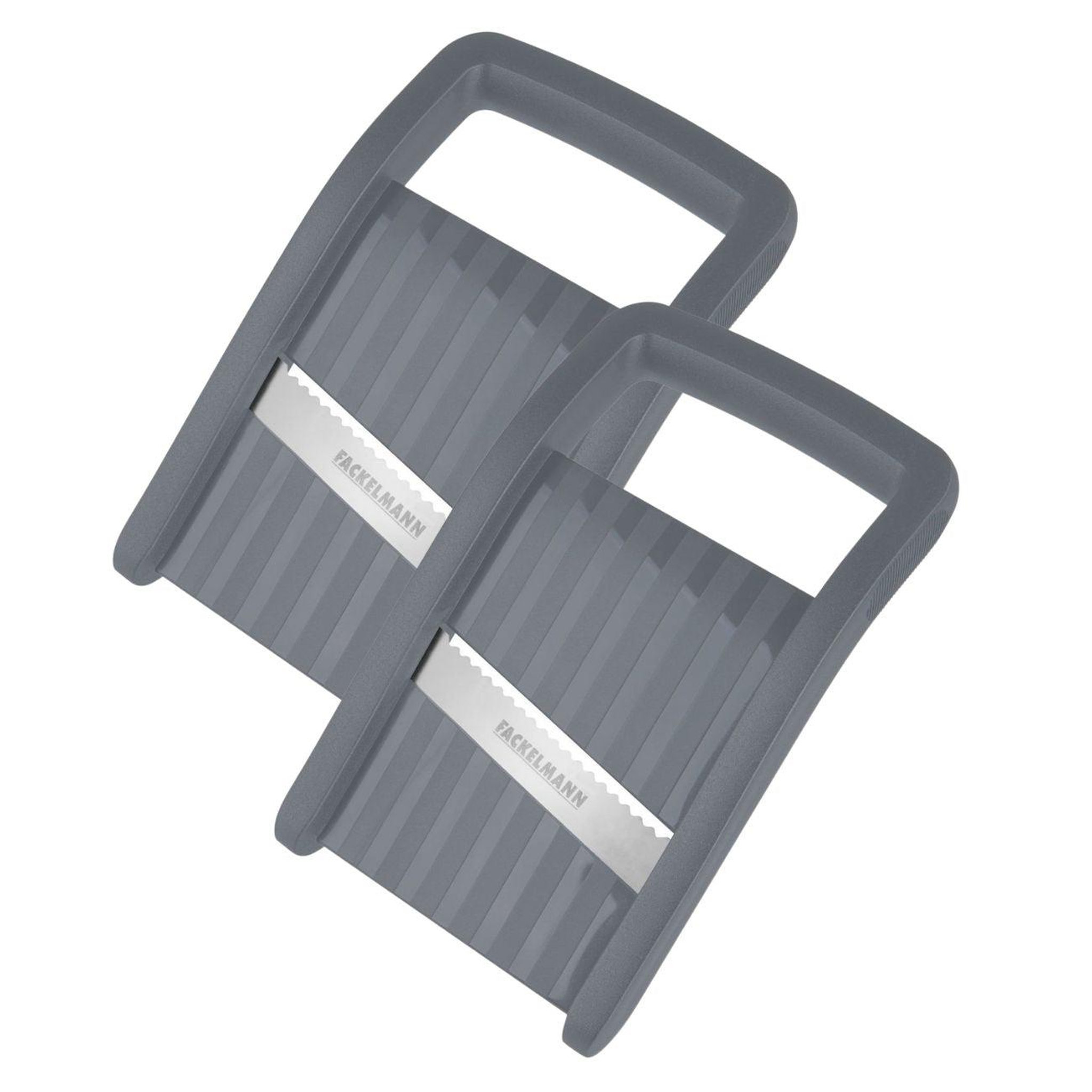 Fackelmann Set de 2 mandolines en plastique et inox fackelmann handmade tradition