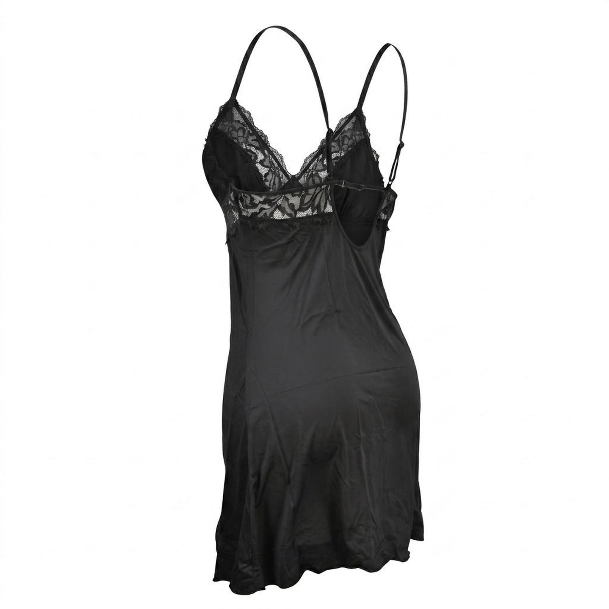 Voir la diapositive 5 : OZABI OZABI Pack de 2 Nuisettes Femme Satin Et Dentelle