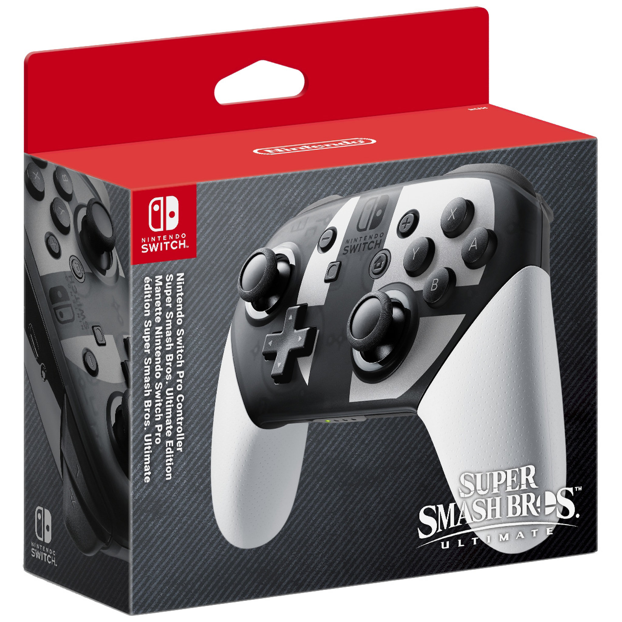 Voir la diapositive 3 : Manette Nintendo Switch Pro Edition Super Smash Bros Ultimate
