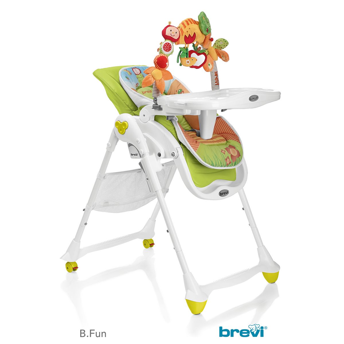 BREVI Chaise Haute bébé multipositions B fun 