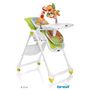 Voir la diapositive 1 : BREVI Chaise Haute bébé multipositions B fun 