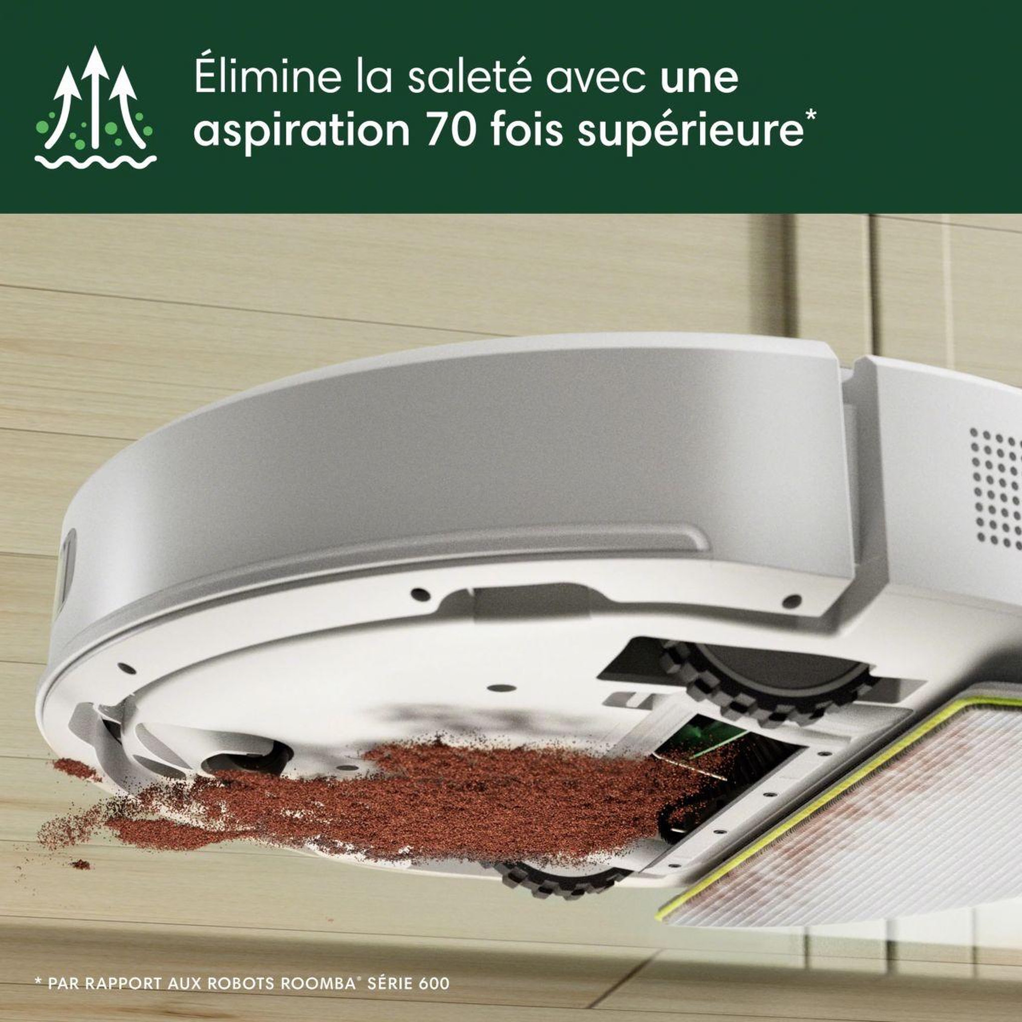 Voir la diapositive 3 : IROBOT Robot Aspirateur Laveur Roomba 105 Combo Y311240