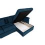 Voir la diapositive 4 : BEST MOBILIER Chuck - canapé panoramique xxl - convertible avec coffre - 7 places - gauche