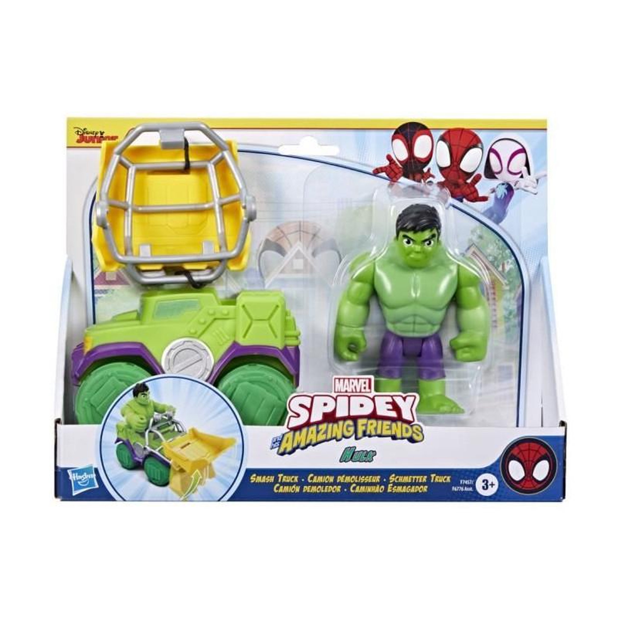 Voir la diapositive 4 : Marvel Figurine Marvel Hulk avec camion démolisseur