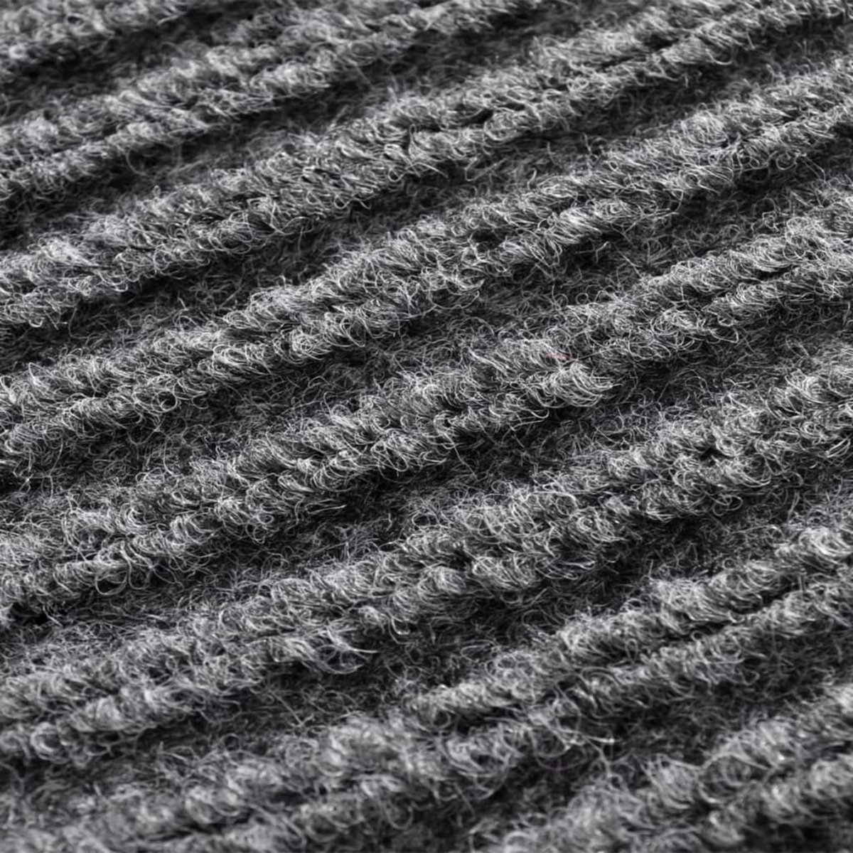 VIDAXL Paillassons 2 pcs PVC Gris 90x60 cm