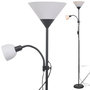 Voir la diapositive 3 : VIDAXL Lampadaire Noir