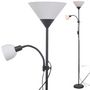 Voir la diapositive 3 : VIDAXL Lampadaire Noir