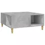 VIDAXL Table basse gris beton 80x80x36,5 cm bois d'ingenierie