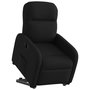 Voir la diapositive 3 : VIDAXL Fauteuil inclinable electrique noir tissu