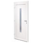 Voir la diapositive 4 : VIDAXL Porte d'entree Blanc 98x208 cm PVC