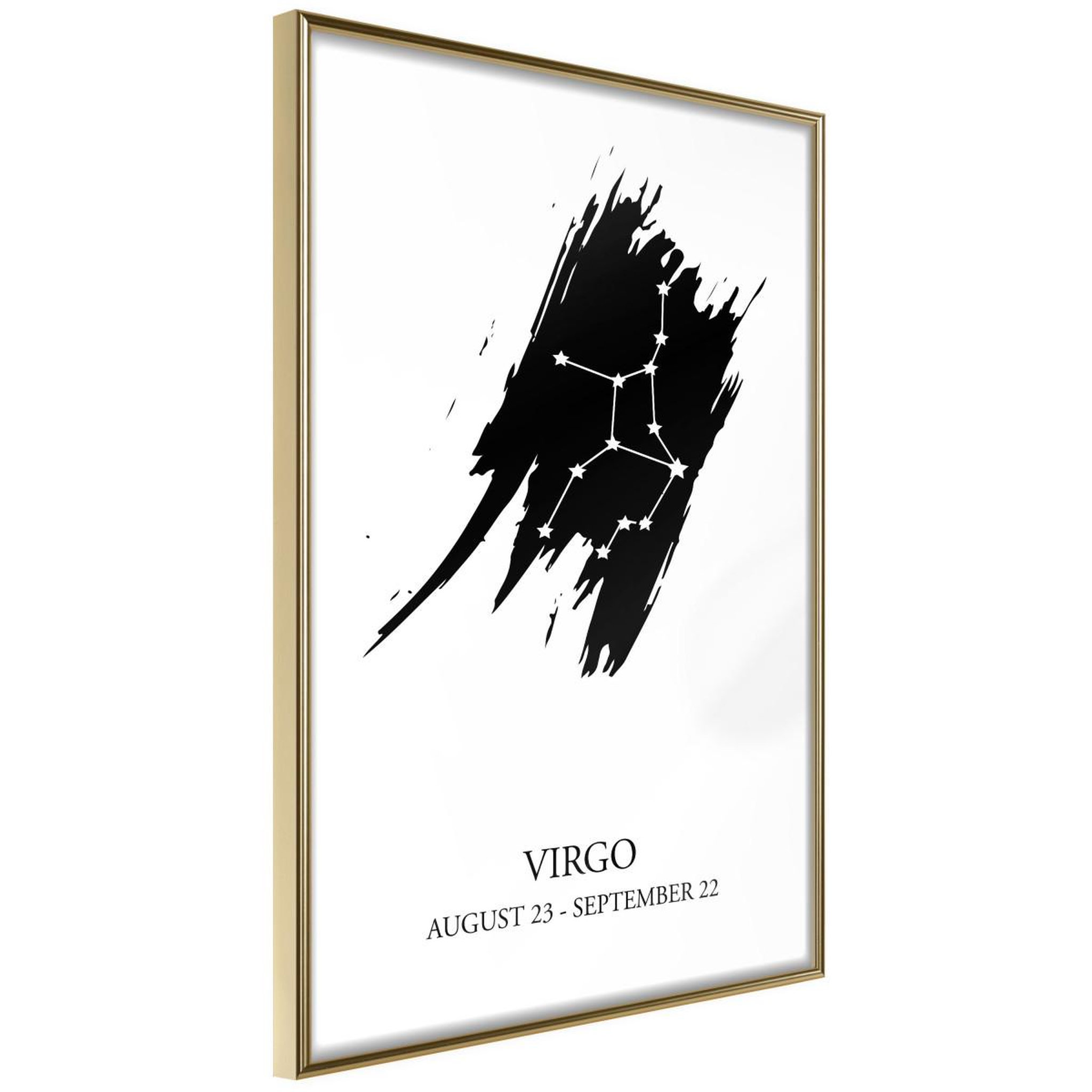Voir la diapositive 1 : Paris Prix Affiche Murale Encadrée  Zodiac Virgo I