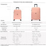 Voir la diapositive 2 : Delsey Lot 2 valises rigides Beaumont cabine 55cm et soute 71cm TSA