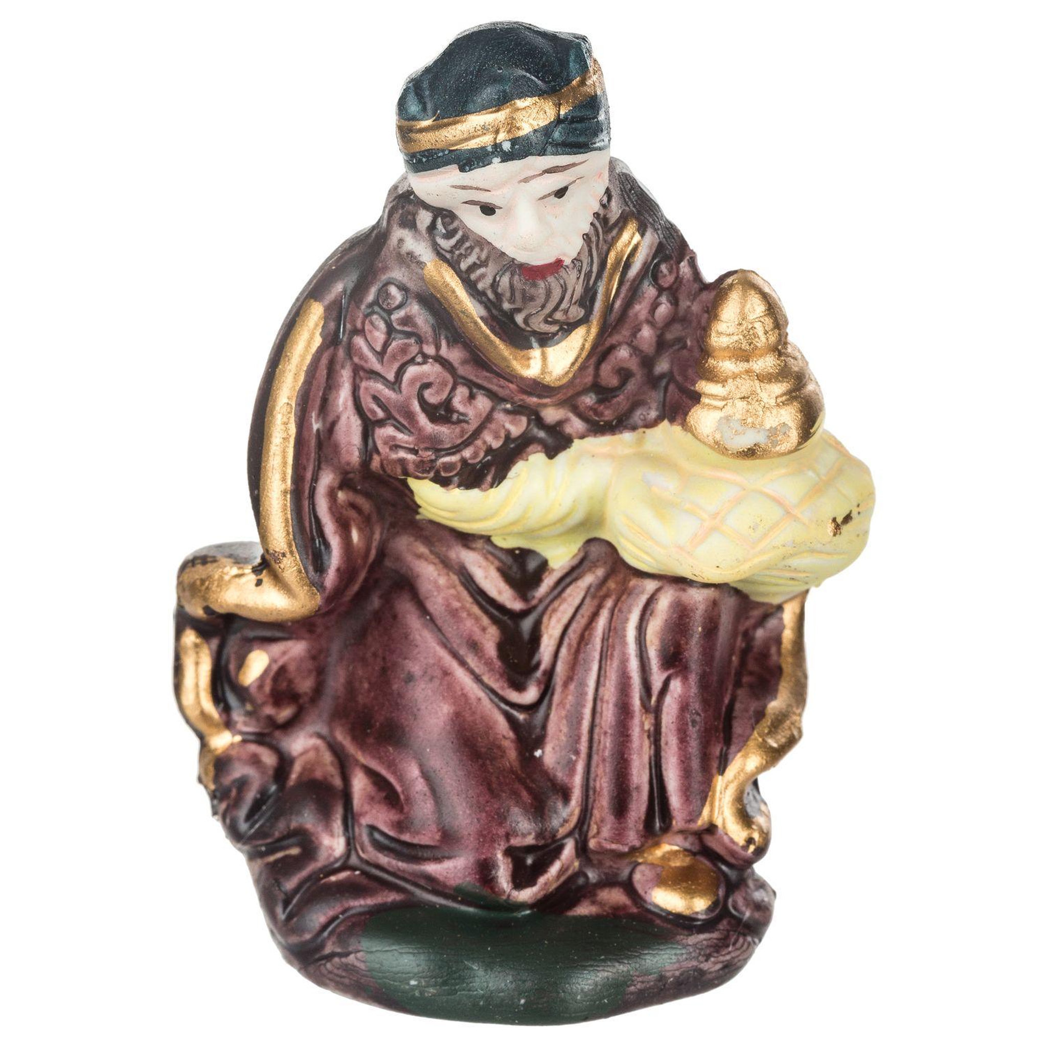 Voir la diapositive 3 : FEERIC LIGHT & CHRISTMAS 11 Santons pour crèche de Noël - H. 10 cm - Multicolore