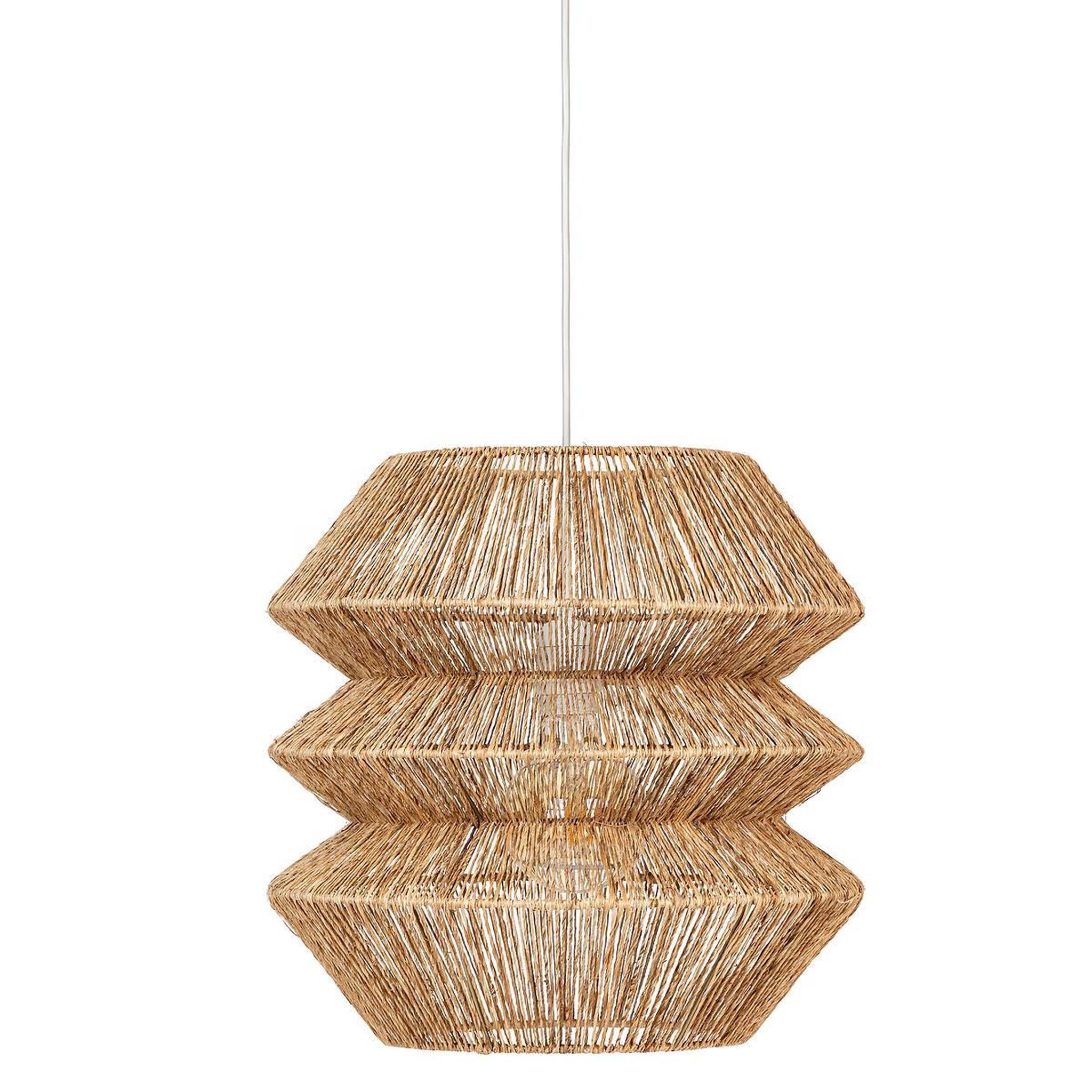 ATMOSPHERA Lampe Suspension en Jute  Liaz  38cm Naturel