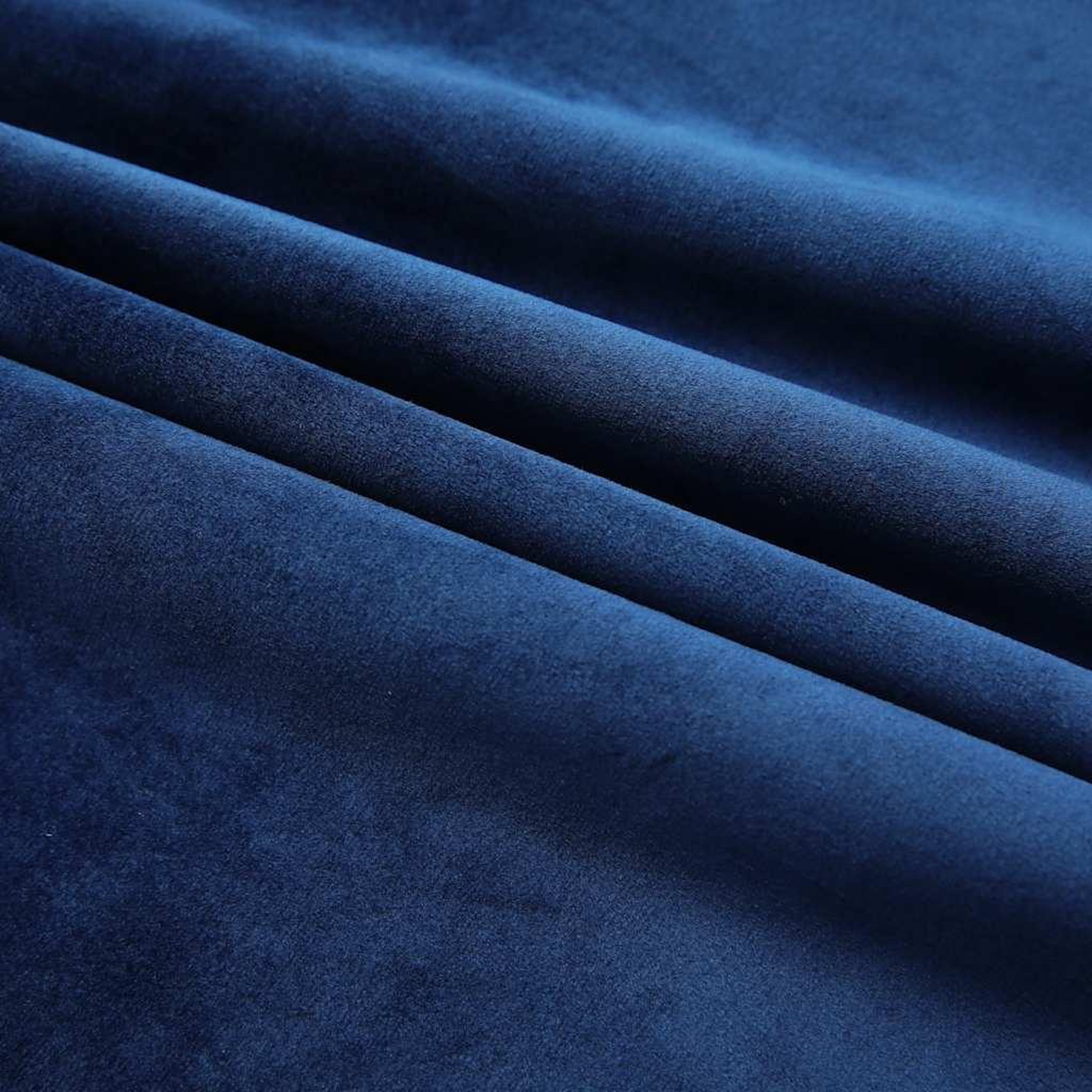 Voir la diapositive 3 : VIDAXL Rideau occultant avec crochets Velours Bleu fonce 290x245 cm