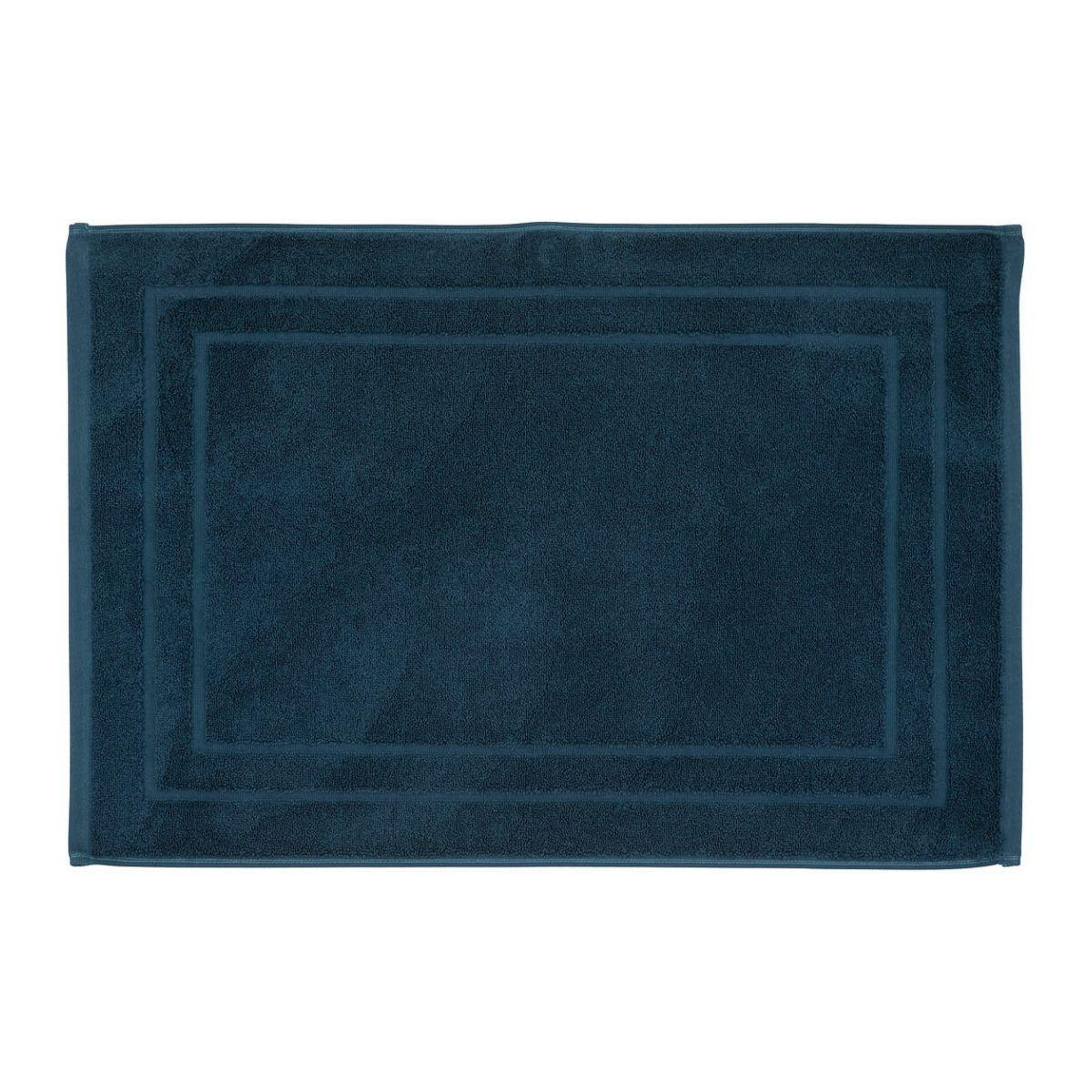 ATMOSPHERA Tapis de bain  confort  50x70cm bleu égéen