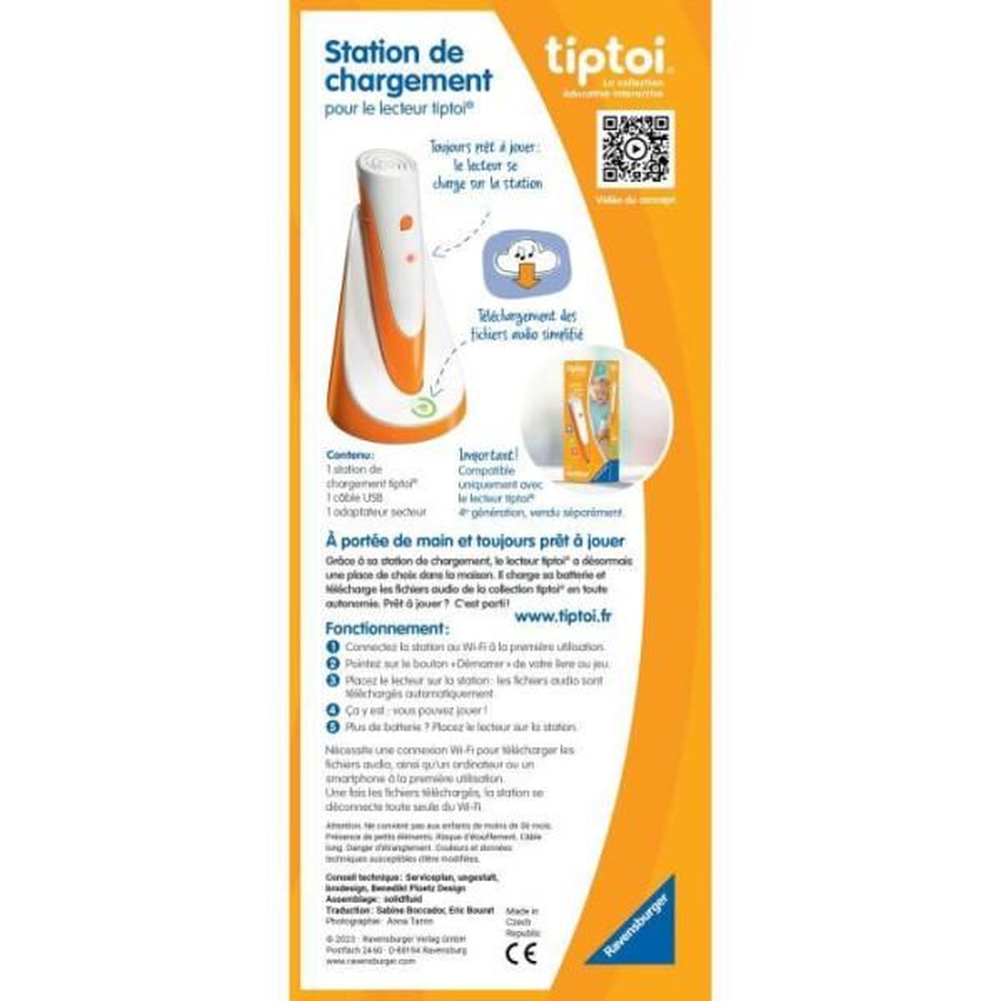 Voir la diapositive 6 : RAVENSBURGER Tiptoi station de chargement, 00179, a partir de 3 ans, ravensburger