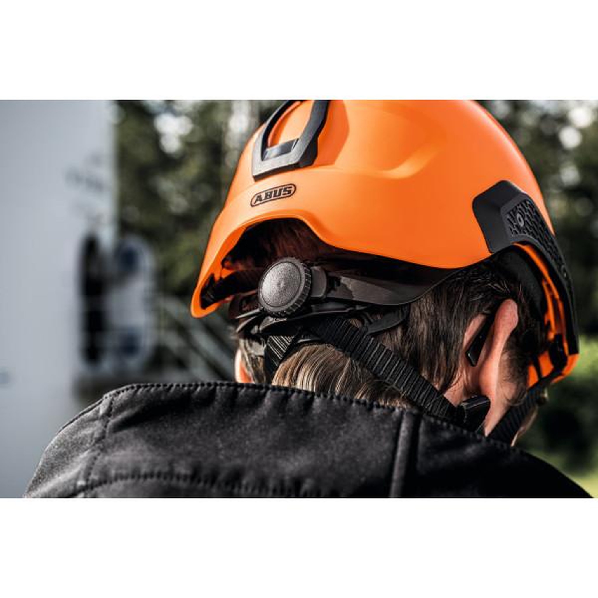 Voir la diapositive 3 : ABUS Casque de protection industrielle - abus - spector - orange