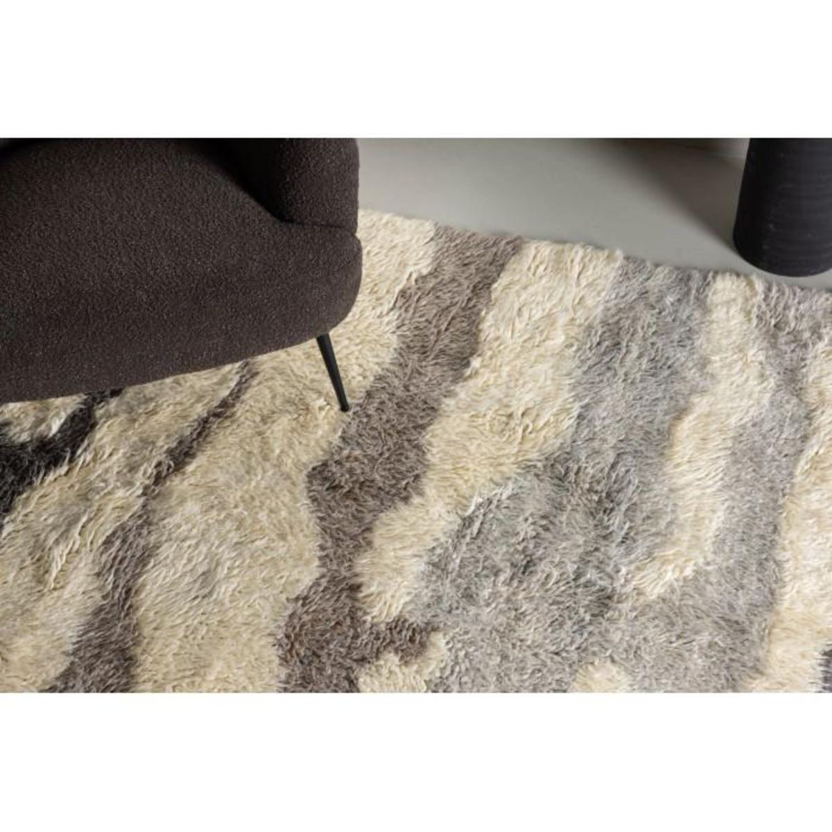 Paris Prix Tapis Déco en Laine  David  302x400cm Multicolore