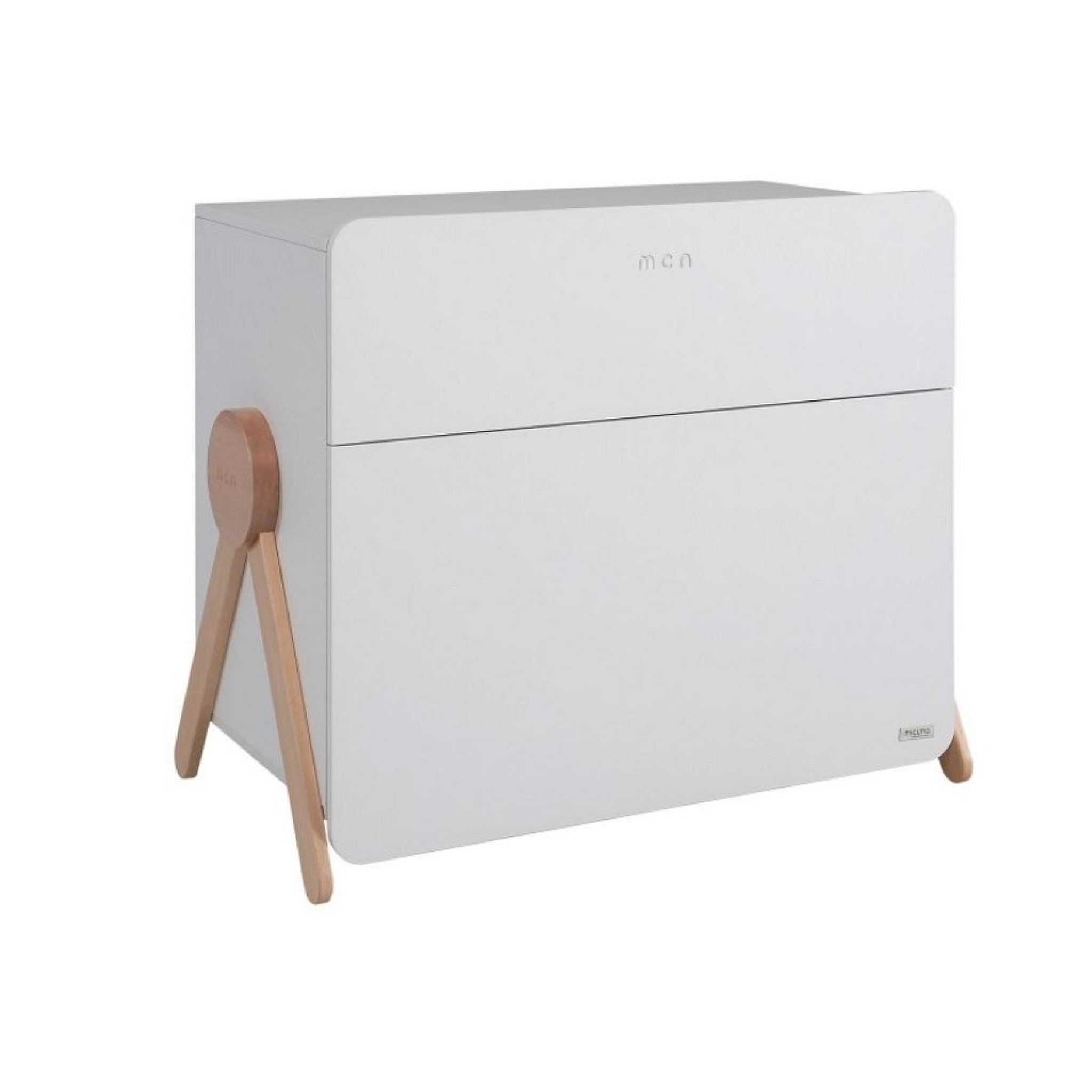 MICUNA Commode Swing Blanc et bois