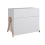 Voir la diapositive 1 : MICUNA Commode Swing Blanc et bois