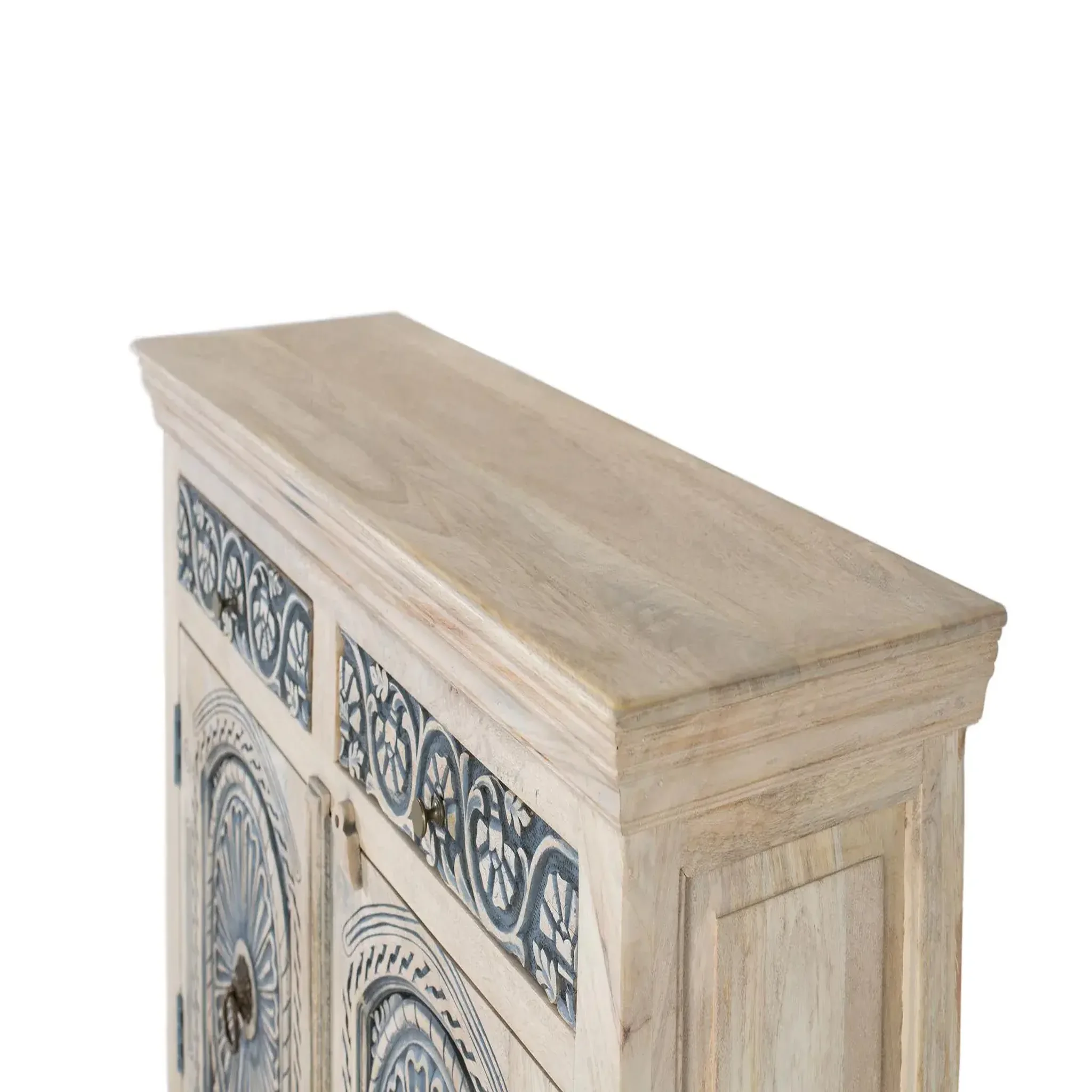 Voir la diapositive 2 : GINER Y COLOMER SL Buffet en bois de manguier 116cm style méditerranéen moderne