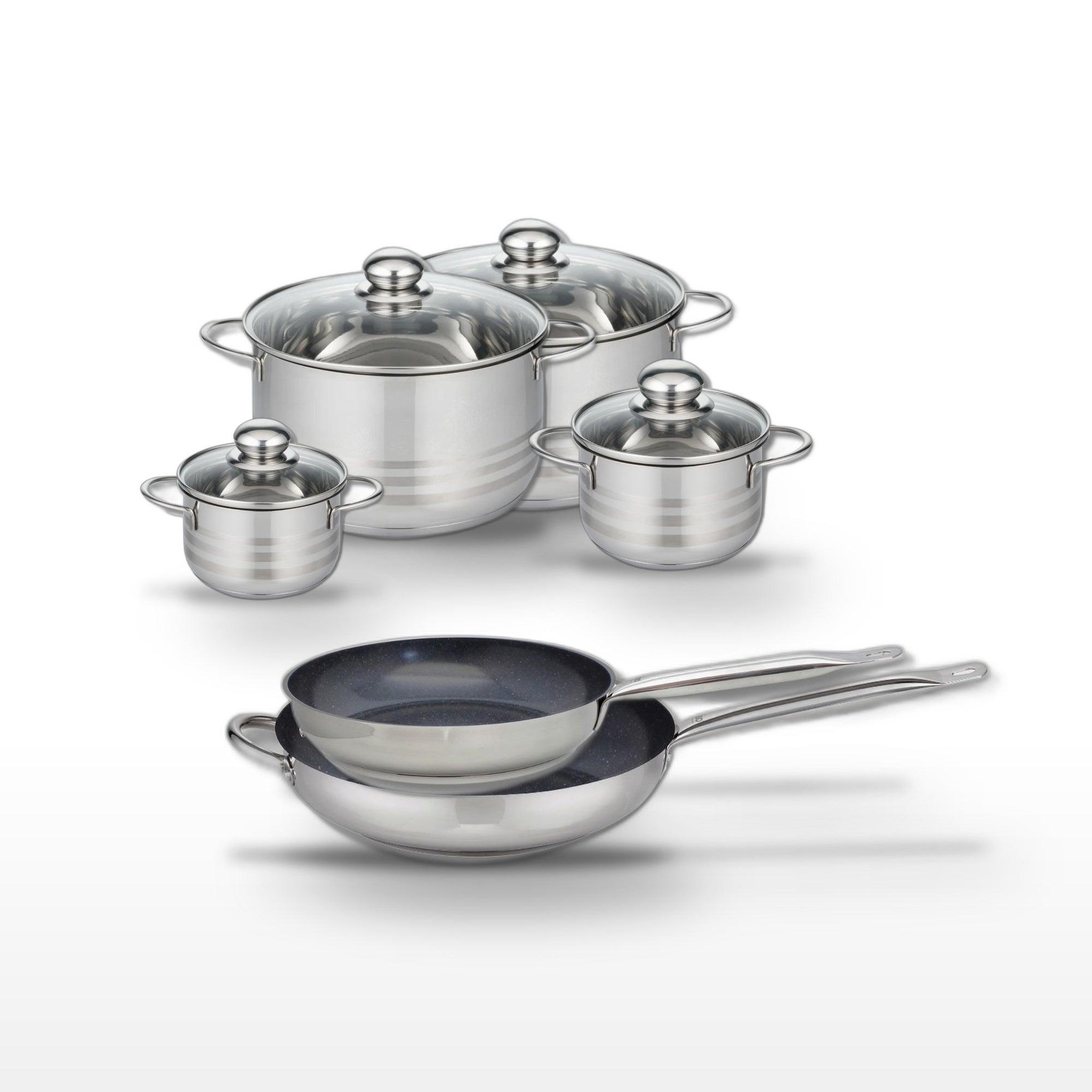 ELO Lot 2 poêles céramique 28/32 cm elo profi therm platinum & 4 faitouts elo