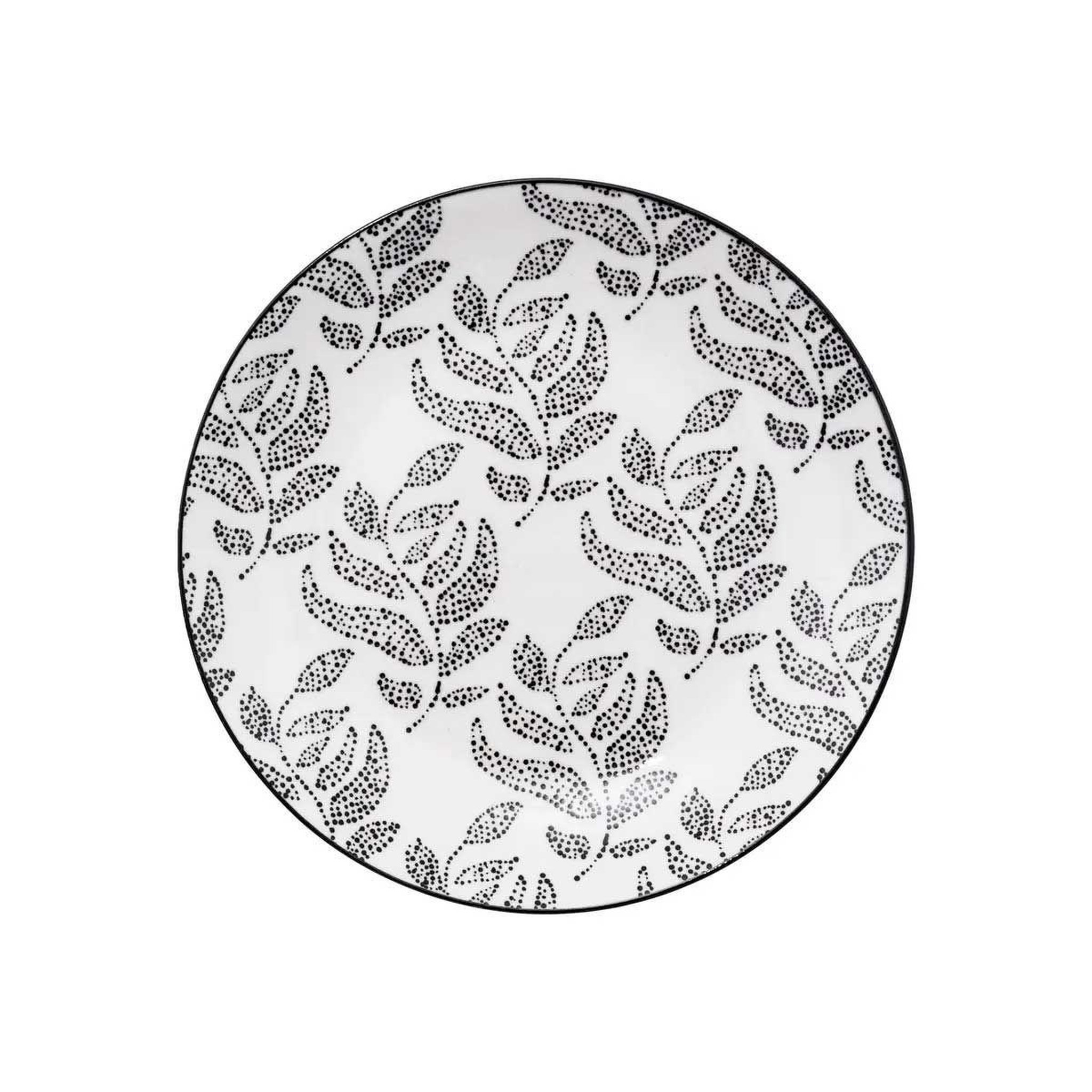Voir la diapositive 4 : SECRET DE GOURMET Service de table 18 pièces  eva  27cm blanc & noir