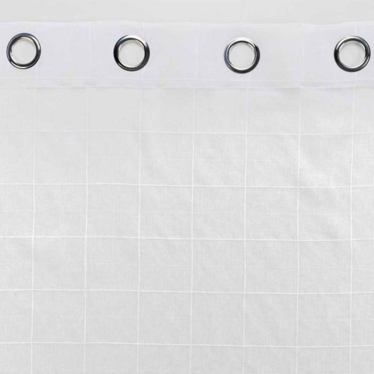 Paris Prix Rideau Voilage à Œillets  Eulalie  140x240cm Blanc