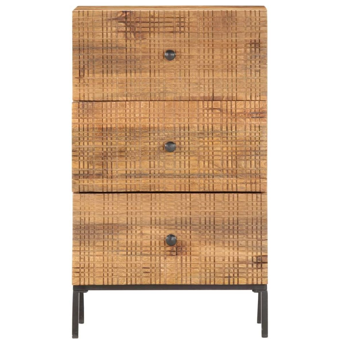 VIDAXL Buffet 45x30x75 cm Bois de manguier massif