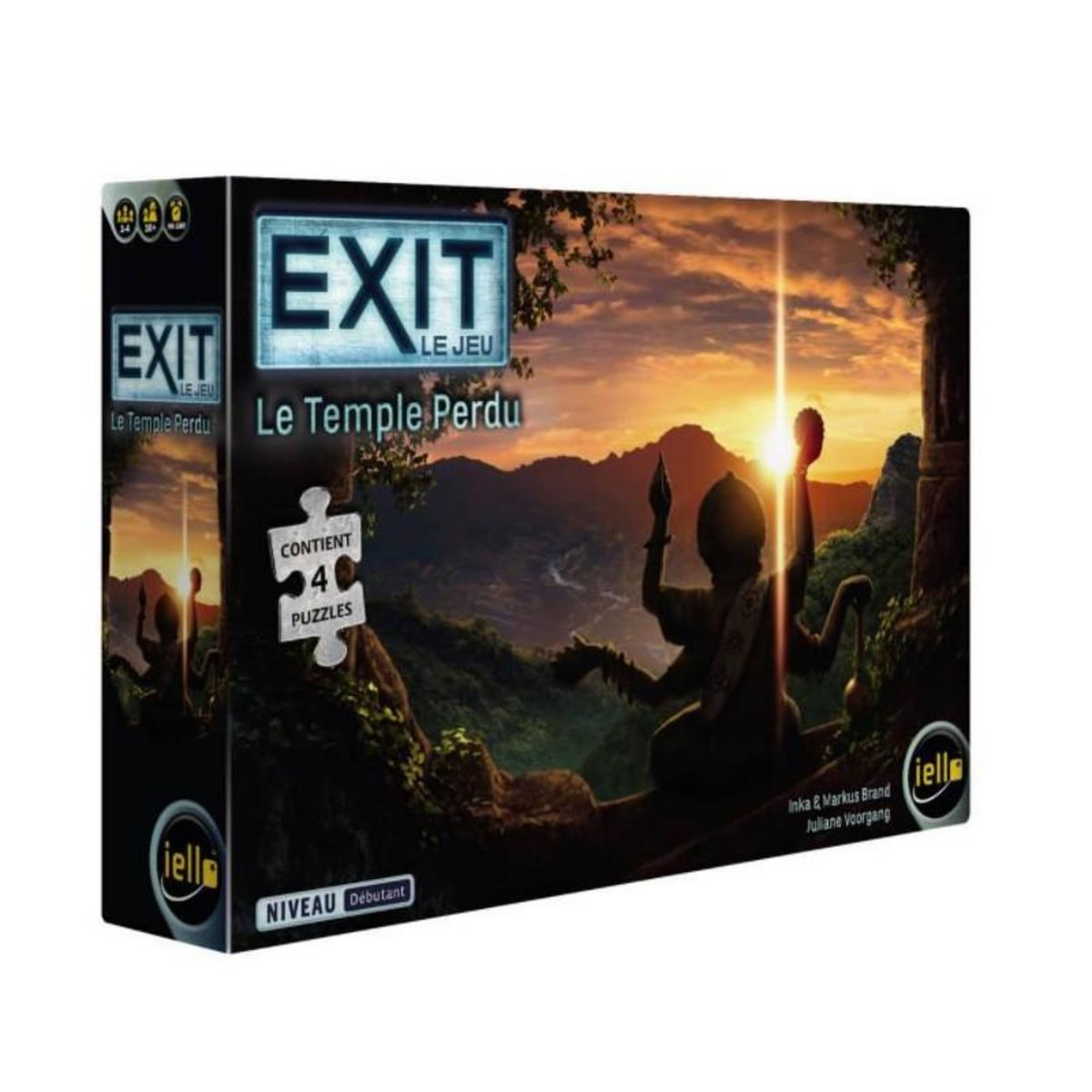 Iello Jeu d'ambiance Iello Exit Puzzle Le Temple perdu