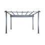 Voir la diapositive 3 : Paris Prix Pergola Avec Toit  Lazio  395cm Gris