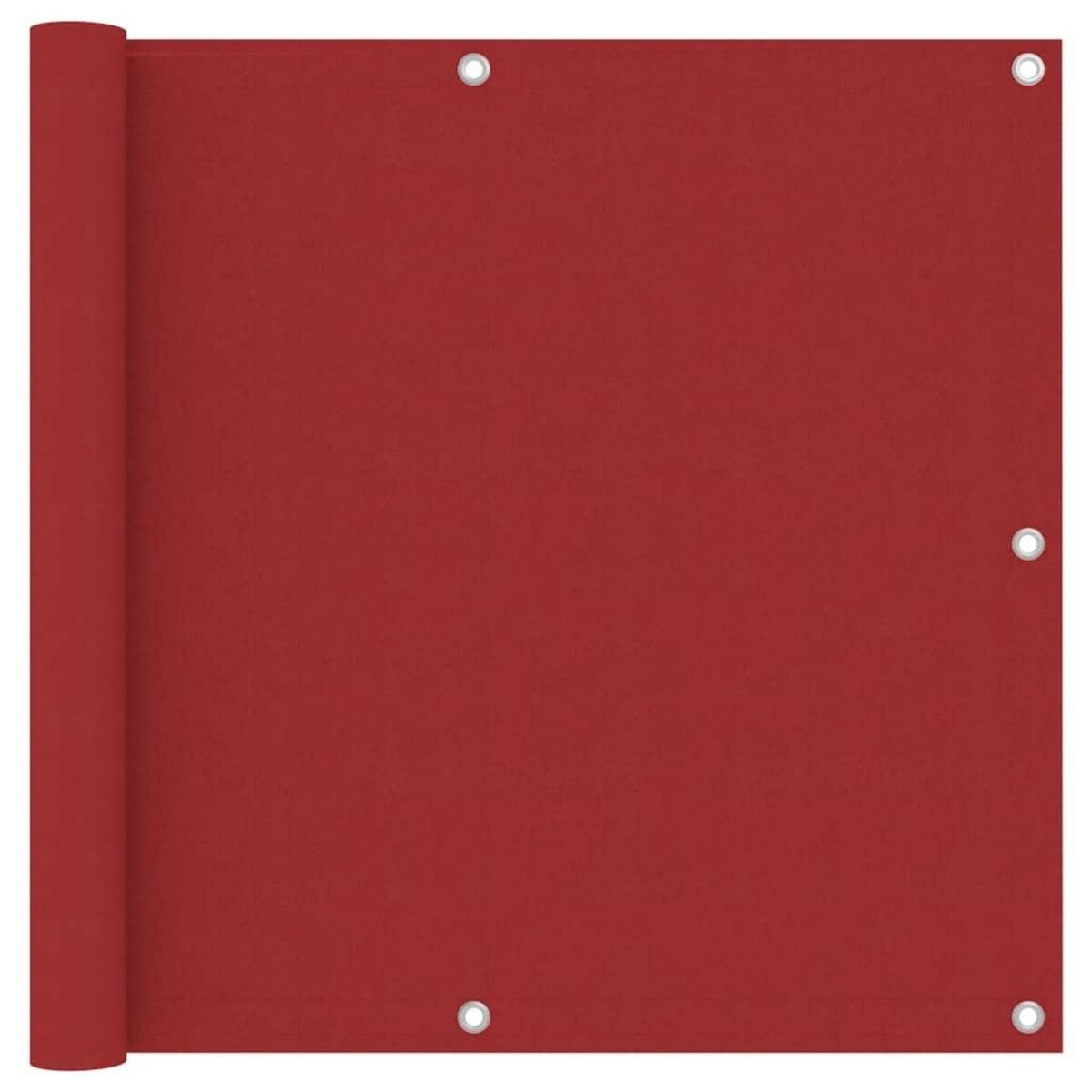 VIDAXL Ecran de balcon Rouge 90x400 cm Tissu Oxford