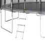Voir la diapositive 6 : SWEEEK Trampoline 490cm gris avec filet de protection. échelle. bâche. filet pour chaussures. kit d'ancrage