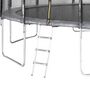 Voir la diapositive 6 : SWEEEK Trampoline 490cm gris avec filet de protection. échelle. bâche. filet pour chaussures. kit d'ancrage