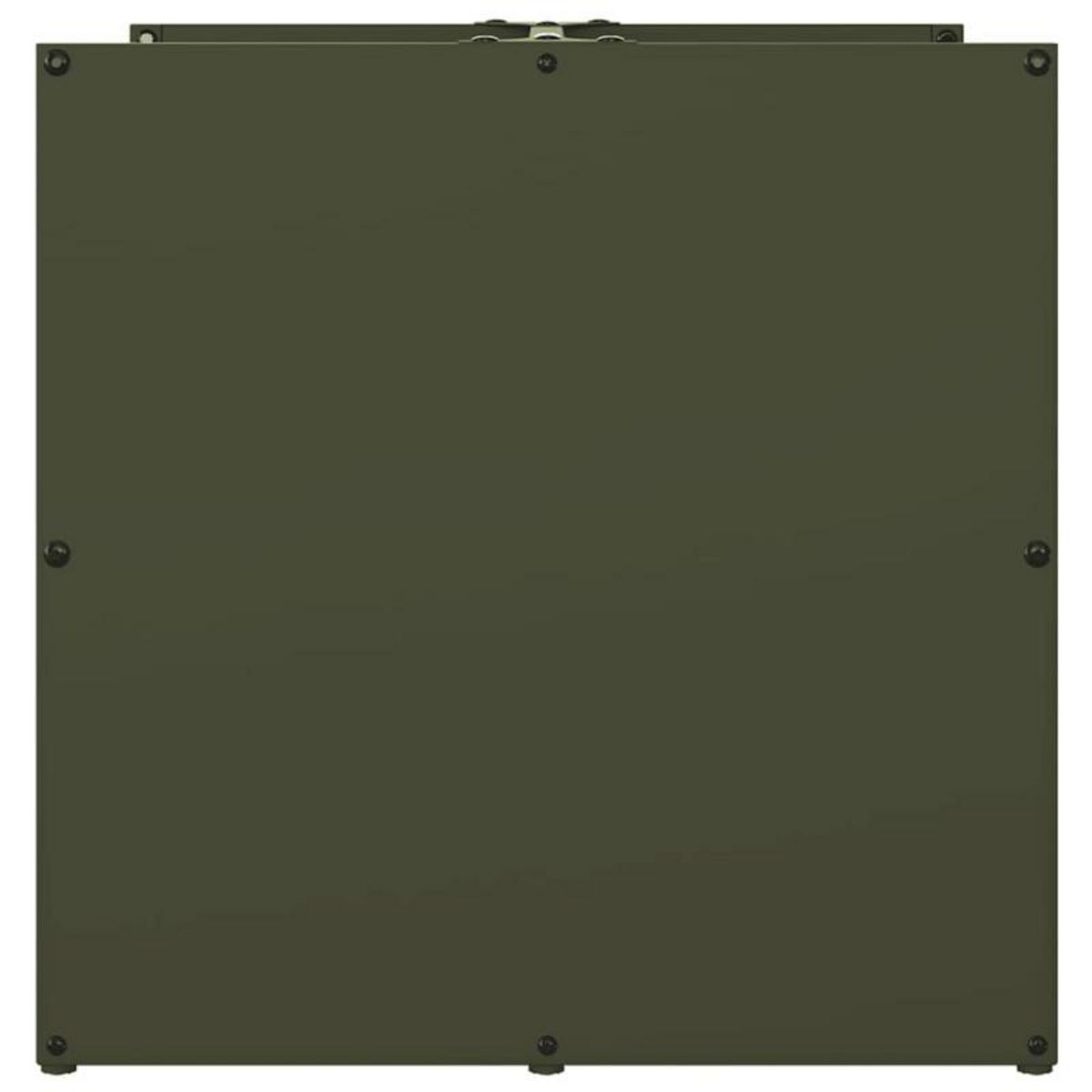 VIDAXL Portant de bois chauffage vert olive 40x40x40 cm