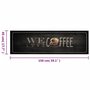 Voir la diapositive 6 : VIDAXL Tapis de cuisine lavable texte Coffee 45x150 cm velours