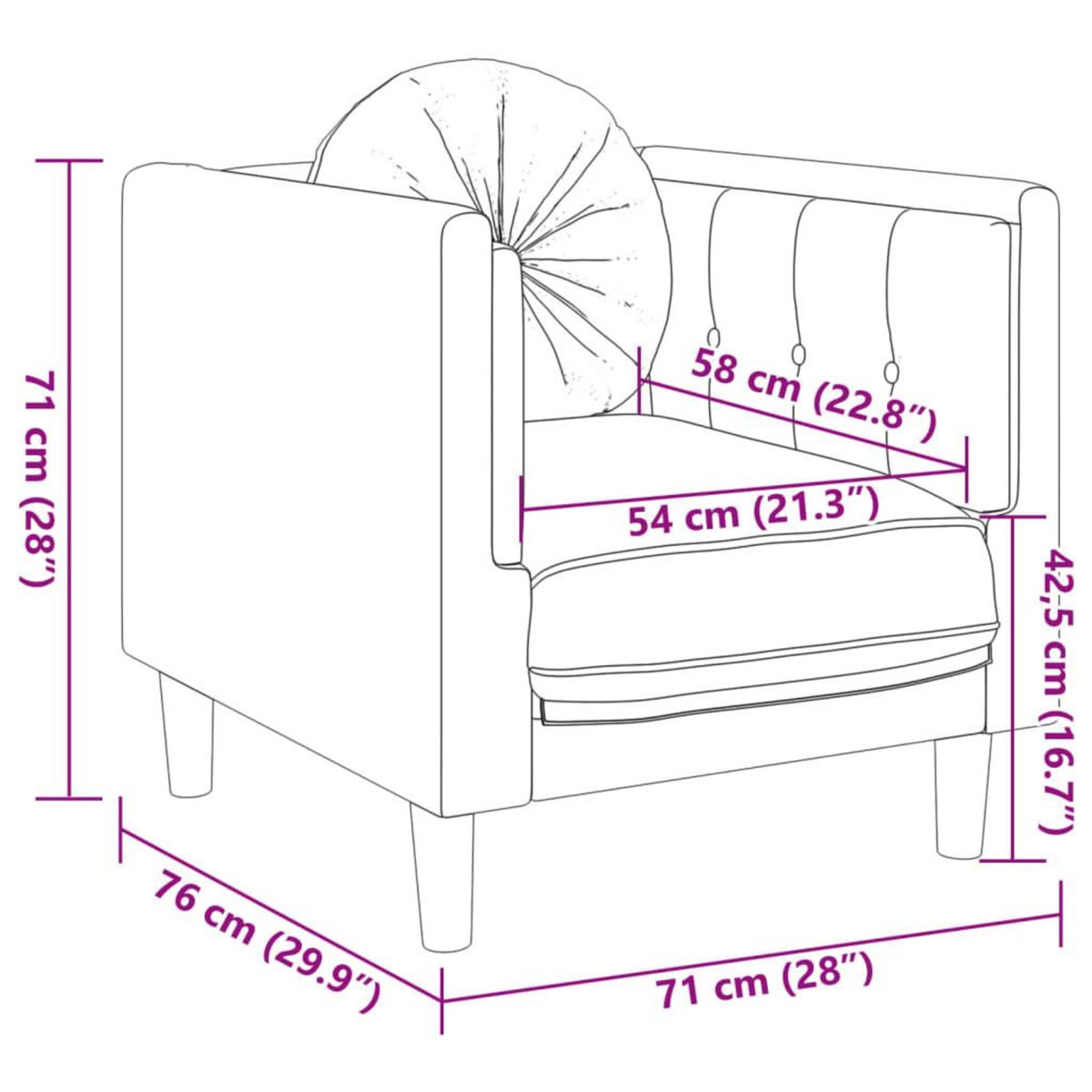 VIDAXL Ensemble de canapes 3 pcs avec coussins marron velours